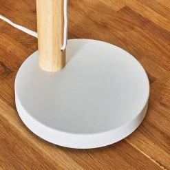 Hofstein Geelong Tischleuchte Weiß, Holz hell, 1-flammig -Günstiges Tischlampen Geschäft geelong tischleuchte h3326954 14