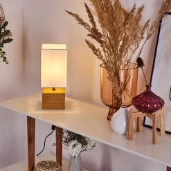 Hofstein Geneva Tischleuchte Holz hell, 1-flammig -Günstiges Tischlampen Geschäft geneva tischleuchte h3386927 6