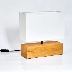 Hofstein Geneva Tischleuchte Holz hell, 1-flammig -Günstiges Tischlampen Geschäft geneva tischleuchte h3386941 7