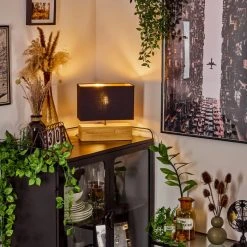 Hofstein Geneva Tischleuchte Naturfarben, 1-flammig -Günstiges Tischlampen Geschäft geneva tischleuchte h3564523 6