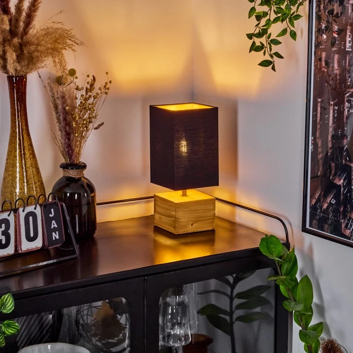 Hofstein Geneva Tischleuchte Naturfarben, 1-flammig 9 Hofstein Geneva Tischleuchte Naturfarben, 1-flammig – Bild 7