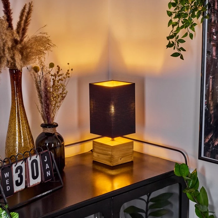 Hofstein Geneva Tischleuchte Naturfarben, 1-flammig 11 Hofstein Geneva Tischleuchte Naturfarben, 1-flammig – Bild 9