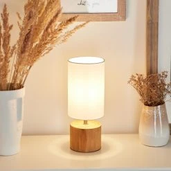 Hofstein Geneva Tischleuchte Naturfarben, 1-flammig -Günstiges Tischlampen Geschäft geneva tischleuchte h3564547 6