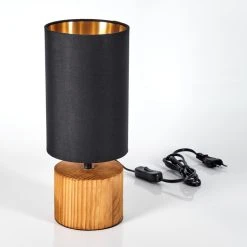 Hofstein Geneva Tischleuchte Naturfarben, 1-flammig -Günstiges Tischlampen Geschäft geneva tischleuchte h3564554 4