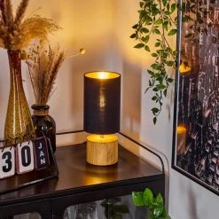 Hofstein Geneva Tischleuchte Naturfarben, 1-flammig -Günstiges Tischlampen Geschäft geneva tischleuchte h3564554 6