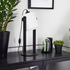 Hofstein Gibralter Tischleuchte Schwarz, 1-flammig 15 Hofstein Gibralter Tischleuchte Schwarz, 1-flammig -Günstiges Tischlampen Geschäft gibralter tischleuchte h3397893 1