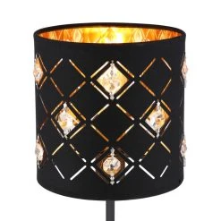 Globo ABBEY Tischleuchte Schwarz, 1-flammig 11 Globo ABBEY Tischleuchte Schwarz, 1-flammig -Günstiges Tischlampen Geschäft globo abbey tischleuchte 15448t 3