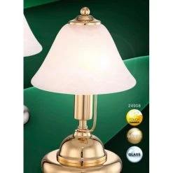 Globo ANTIQUE I Tischleuchte Messing, 1-flammig