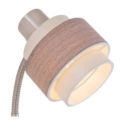 Globo ASHGAAN Tischleuchte Nickel-Matt, 1-flammig -Günstiges Tischlampen Geschäft globo ashgaan tischleuchte 54324 1t 3