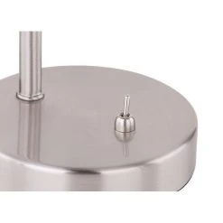 Globo ASHGAAN Tischleuchte Nickel-Matt, 1-flammig -Günstiges Tischlampen Geschäft globo ashgaan tischleuchte 54324 1t 4