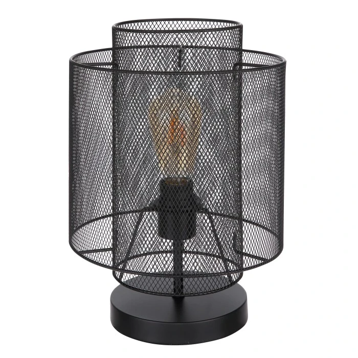 Globo AUGUSTIN Tischleuchte Schwarz, 1-flammig 4 Globo AUGUSTIN Tischleuchte Schwarz, 1-flammig – Bild 2