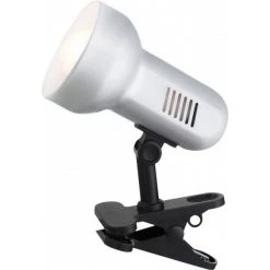 Globo BASIC Klemmstrahler Silber, 1-flammig -Günstiges Tischlampen Geschäft globo basic klemmstrahler 5497 1