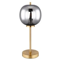 Globo BLACKY Tischleuchte Messing, 1-flammig -Günstiges Tischlampen Geschäft globo blacky tischleuchte 15345tmm 2