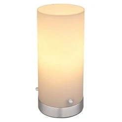 Globo CYLI Tischleuchte LED Nickel-Matt, 1-flammig