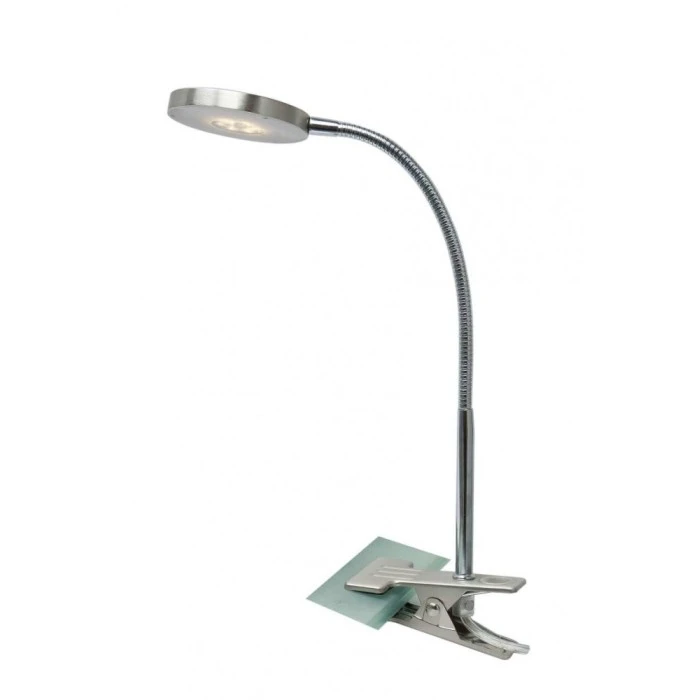 GLOBO DENIZ Klemmleuchte LED Nickel-Matt, Chrom, 1-flammig 3 GLOBO DENIZ Klemmleuchte LED Nickel-Matt, Chrom, 1-flammig