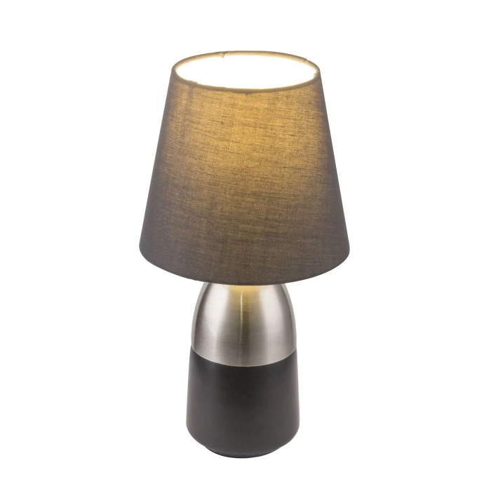 Globo EUGEN Tischleuchte Nickel-Matt, 1-flammig 3 Globo EUGEN Tischleuchte Nickel-Matt, 1-flammig