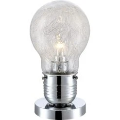 Globo FELIX Tischleuchte LED Chrom, 1-flammig