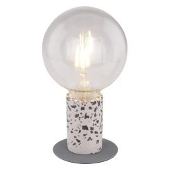 Globo FLECKI Tischleuchte Grau, 1-flammig 8 Globo FLECKI Tischleuchte Grau, 1-flammig -Günstiges Tischlampen Geschäft globo flecki tischleuchte 54011t 1