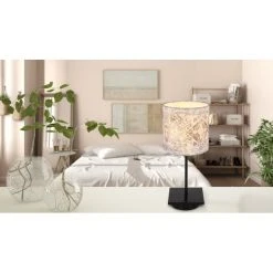 Globo GABRIELE Tischleuchte Schwarz, 1-flammig