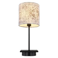 Globo GABRIELE Tischleuchte Schwarz, 1-flammig -Günstiges Tischlampen Geschäft globo gabriele tischleuchte 15581t 5