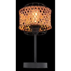 Globo GINA Tischleuchte Schwarz, Holz dunkel, 1-flammig 14 Globo GINA Tischleuchte Schwarz, Holz dunkel, 1-flammig -Günstiges Tischlampen Geschäft globo gina tischleuchte 15668t 5