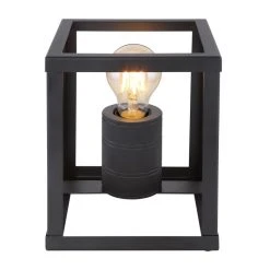 Globo HAGAR Tischleuchte Schwarz, 1-flammig -Günstiges Tischlampen Geschäft globo hagar tischleuchte 15478t 2