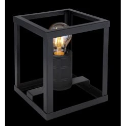 Globo HAGAR Tischleuchte Schwarz, 1-flammig -Günstiges Tischlampen Geschäft globo hagar tischleuchte 15478t 3