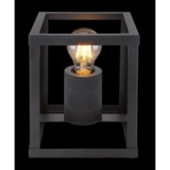 Globo HAGAR Tischleuchte Schwarz, 1-flammig -Günstiges Tischlampen Geschäft globo hagar tischleuchte 15478t 4