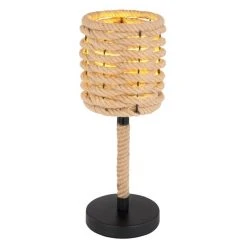 Globo HALIA Tischleuchte Schwarz, 1-flammig