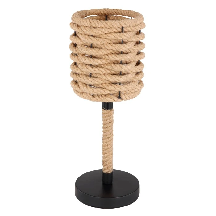 Globo HALIA Tischleuchte Schwarz, 1-flammig 4 Globo HALIA Tischleuchte Schwarz, 1-flammig – Bild 2