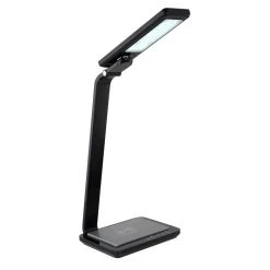 Globo HEKLA Tischleuchte LED Schwarz, 1-flammig -Günstiges Tischlampen Geschäft globo hekla tischleuchte 58339swc 7