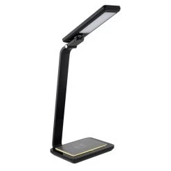 Globo HEKLA Tischleuchte LED Schwarz, 1-flammig -Günstiges Tischlampen Geschäft globo hekla tischleuchte 58339swc 9