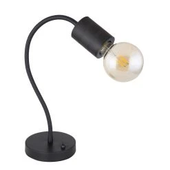 Globo HERMINE Tischleuchte Schwarz, 1-flammig -Günstiges Tischlampen Geschäft globo hermine tischleuchte 54030t 2