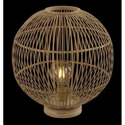 Globo HILDEGARD Tischleuchte Braun, 1-flammig 9 Globo HILDEGARD Tischleuchte Braun, 1-flammig -Günstiges Tischlampen Geschäft globo hildegard tischleuchte 15368t1 3