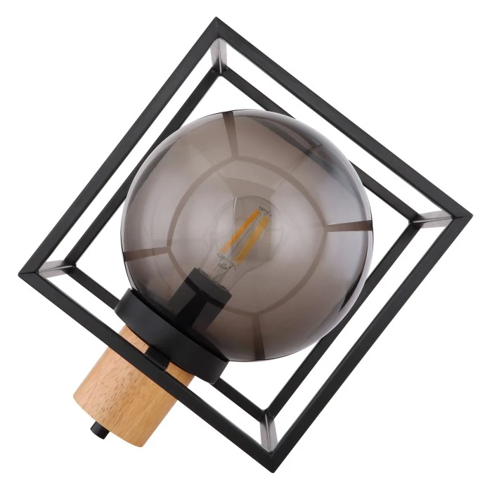 Globo HILKO Tischleuchte Schwarz, 1-flammig 5 Globo HILKO Tischleuchte Schwarz, 1-flammig – Bild 3