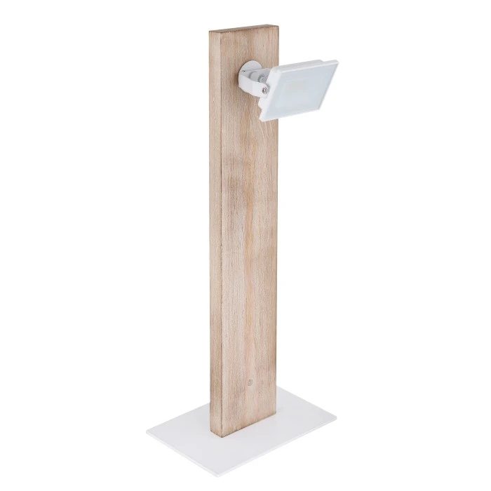 Globo JOYA Tischleuchte LED Weiß, Holz hell, 1-flammig 4 Globo JOYA Tischleuchte LED Weiß, Holz hell, 1-flammig – Bild 2