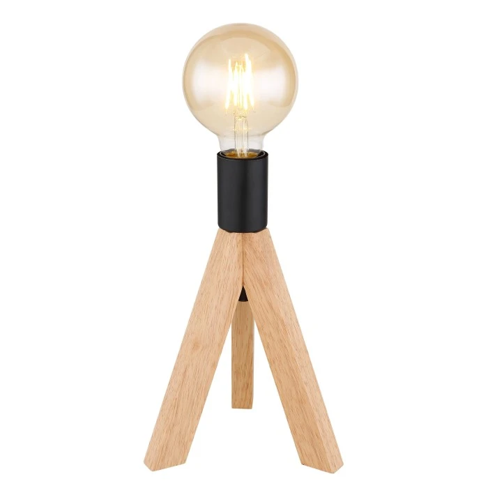 Globo KIRA Tischleuchte Dunkelbraun, 1-flammig 3 Globo KIRA Tischleuchte Dunkelbraun, 1-flammig