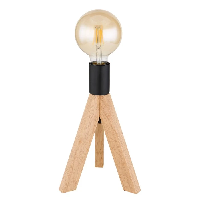 Globo KIRA Tischleuchte Dunkelbraun, 1-flammig 4 Globo KIRA Tischleuchte Dunkelbraun, 1-flammig – Bild 2