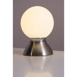 Globo Kitty Tischleuchte Nickel-Matt, Chrom, 1-flammig -Günstiges Tischlampen Geschäft globo kitty tischleuchte 21928 3