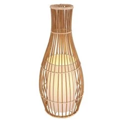 Globo LAGLIO Tischleuchte Braun, 1-flammig