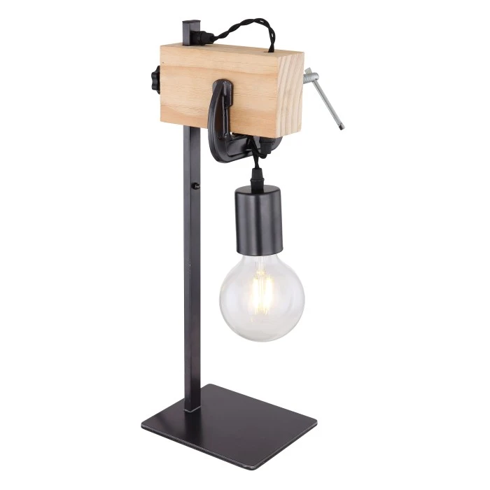 Globo LUDI Tischleuchte Schwarz, 1-flammig 3 Globo LUDI Tischleuchte Schwarz, 1-flammig