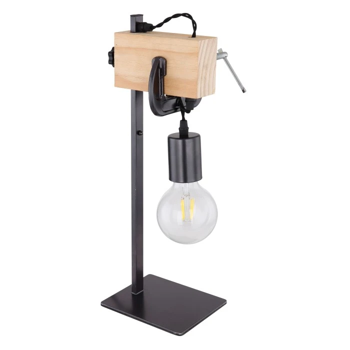 Globo LUDI Tischleuchte Schwarz, 1-flammig 5 Globo LUDI Tischleuchte Schwarz, 1-flammig – Bild 3