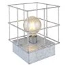 Globo MERRIL Tischleuchte Verzinkt, 1-flammig 1 Globo MERRIL Tischleuchte Verzinkt, 1-flammig -Günstiges Tischlampen Geschäft globo merril tischleuchte 15530zt 0