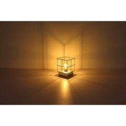 Globo MERRIL Tischleuchte Verzinkt, 1-flammig -Günstiges Tischlampen Geschäft globo merril tischleuchte 15530zt 4