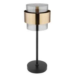 Globo MILLEY Tischleuchte Schwarz, 1-flammig -Günstiges Tischlampen Geschäft globo milley tischleuchte 15560t 2