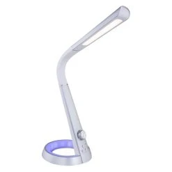 Globo MITTI Tischleuchte LED Silber, Weiß, 1-flammig, Farbwechsler -Günstiges Tischlampen Geschäft globo mitti tischleuchte 58376sds 7