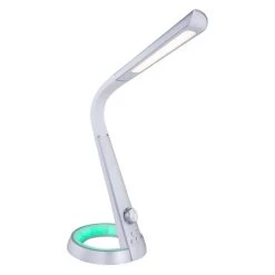 Globo MITTI Tischleuchte LED Silber, Weiß, 1-flammig, Farbwechsler -Günstiges Tischlampen Geschäft globo mitti tischleuchte 58376sds 8