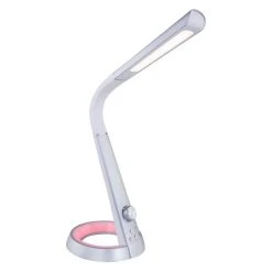 Globo MITTI Tischleuchte LED Silber, Weiß, 1-flammig, Farbwechsler -Günstiges Tischlampen Geschäft globo mitti tischleuchte 58376sds 9