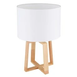 Globo MORITZ Tischleuchte Silber, Braun, 1-flammig -Günstiges Tischlampen Geschäft globo moritz tischleuchte 21621 1