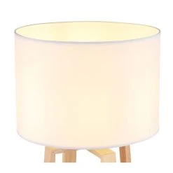 Globo MORITZ Tischleuchte Silber, Braun, 1-flammig -Günstiges Tischlampen Geschäft globo moritz tischleuchte 21621 2